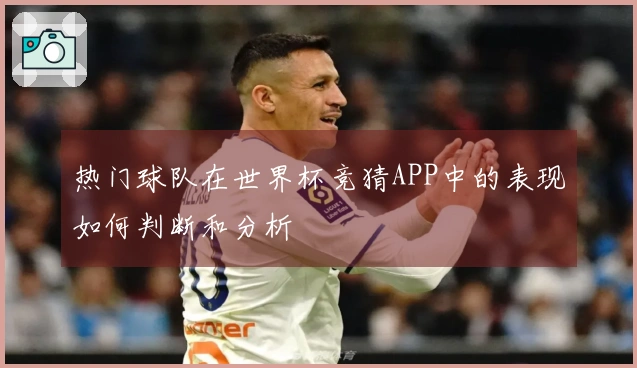 热门球队在世界杯竞猜APP中的表现如何判断和分析