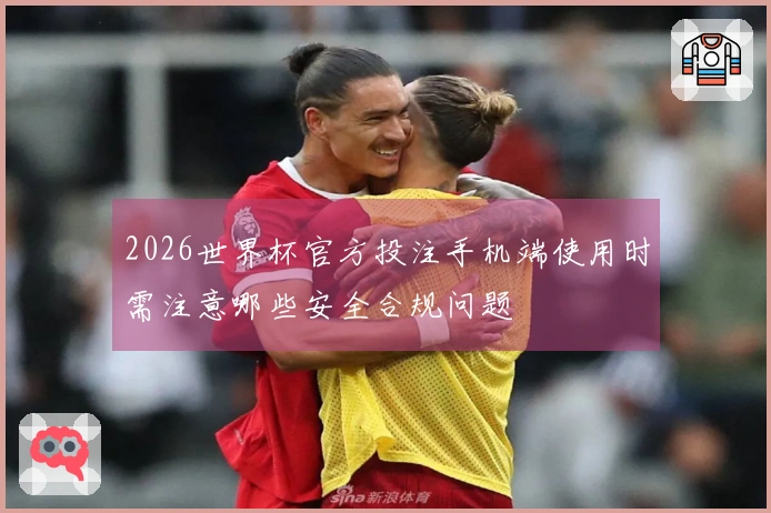 2026世界杯官方投注手机端使用时需注意哪些安全合规问题